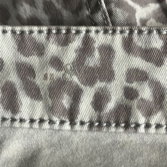 WHBM Jeans Size 8 High Rise Skinny Ankle Leopard Print - Picture 13 of 14